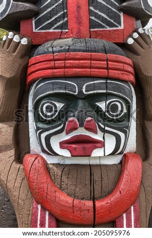 Totem Pole, Victoria, BC, Canada