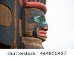 Totem poll in Duncan, British Columbia