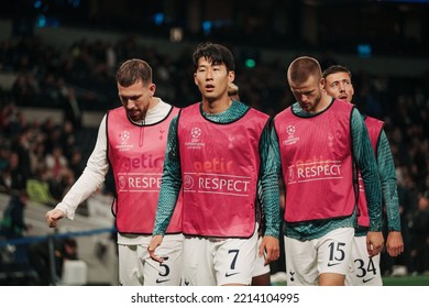 Tottenham Hotspur V Eintracht Frankfurt, UEFA Champions League, Group D, Football, Tottenham Hotspur Stadium, London, UK - 12 Oct 2022

Son Heung-Min