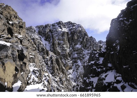 Similar – Image, Stock Photo harelip Langkofel Alpine