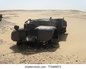 Toubruk, Tobruk/Libya ,July 14, 2009, World War Ii Locations In Libya, Wreckage Of Cars And Aircraft
In Battle Of Gazala