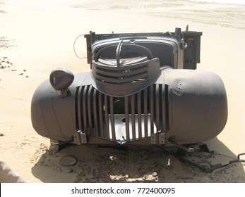 Toubruk, Tobruk/Libya ,July 14, 2009, World War Ii Locations In Libya, Wreckage Of Cars And Aircraft
In Battle Of Gazala