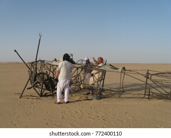 Toubruk, Tobruk/Libya ,July 14, 2009, World War Ii Locations In Libya, Wreckage Of Cars And Aircraft
In Battle Of Gazala