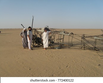 Toubruk, Tobruk/Libya ,July 14, 2009, World War Ii Locations In Libya, Wreckage Of Cars And Aircraft
In Battle Of Gazala