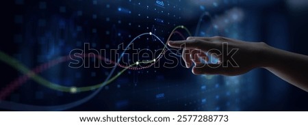 Touch Interaction with Predictive Analytics and Market Trends.