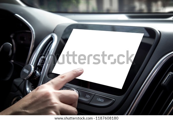 touch screen of the car. use\
gps.