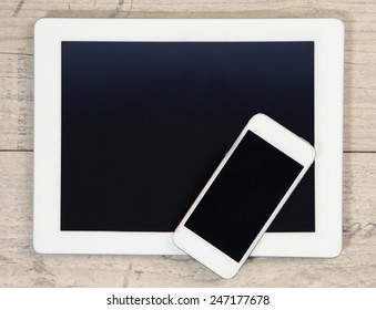 Touch screen tablet computer and telephone