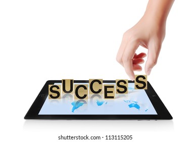 touch screen tablet and shows tablet