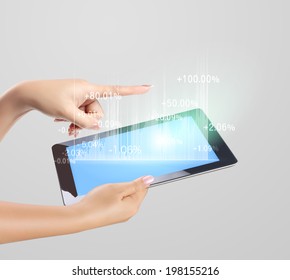 touch screen tablet and shows tablet 