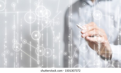 Touch screen technology. Future modern touch screen technology