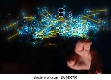 Touch screen technology. Future modern touch screen technology