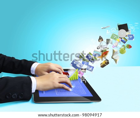 touch tablet concept