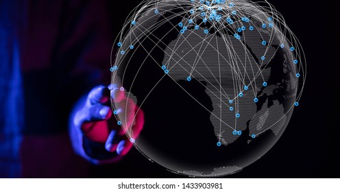  touching global network and data customer connection