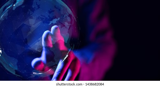  touching global network and data customer connection
