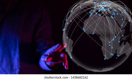  touching global network and data customer connection