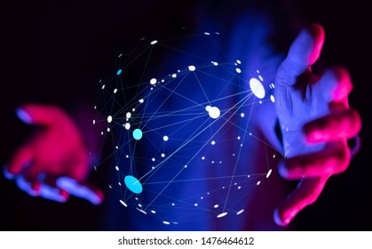  touching global network and data customer connection