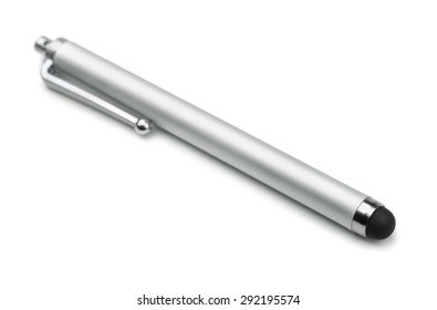 Touchscreen Capacitive Stylus Pen Isolated On White