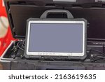 Tough Tablet Computer in Case for Field Works
