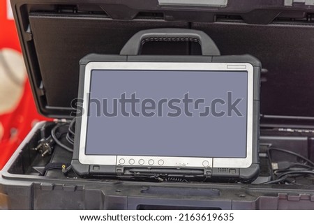 Tough Tablet Computer in Case for Field Works