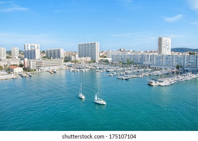 Toulon Harbor, France.