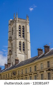 Tour Clovis (bell Tower) Of Abbey Of St. Genevieve. Abbey Was A French Monastery In Paris. Abbey Was Founded In 502 By King Clovis I And His Queen Clotilde And Suppressed At Time Of French Revolution.