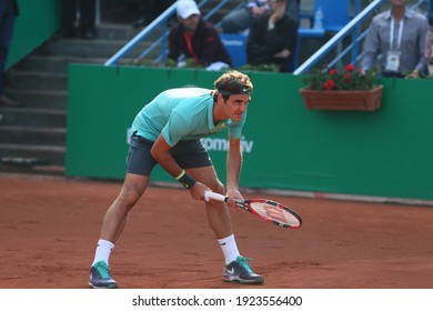 TOUR With TENNIS-ATP
Swiss Roger Federer Won The Championship And Trophy Against Uruguayan Pablo Cuevas In The Tennis Match They Played At The ATP Istanbul Open On May 3, 2015 In Istanbul.