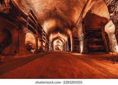 tour of underground naples in 2023 - Shutterstock ID 2285201031
