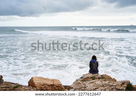 Similar – Image, Stock Photo lonely world.