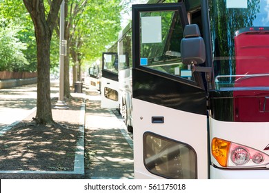 Tourist bus row.