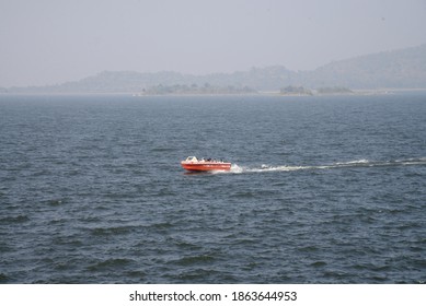 Tourist Enjoy Boat Rides At Massanjore Dam On November 28,2020 In Calcutta, India. 