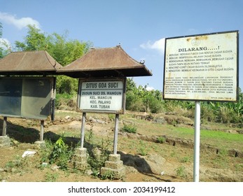 Tourist Icon Of Holly Cave Aka Goa Suci, August  2019, Tuban, East Java, Indonesia