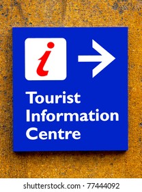 Tourist Information Sign On A Wall