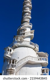 Tourist On The Ambuluwawa  Temple  In Central Province, Sri Lanka