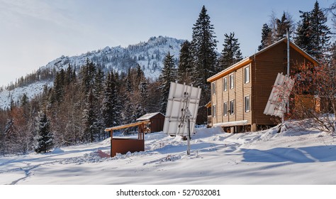 1000 Cabin Solar Panels Stock Images Photos Vectors Shutterstock