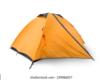 Tourist tent isolated on a white background - Shutterstock ID 239086057