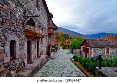 tourist town in the city of Dilijan.Armenia.