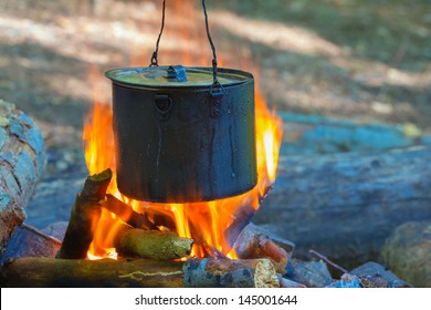 Cauldron On Fire Stock Photo 162247907 | Shutterstock