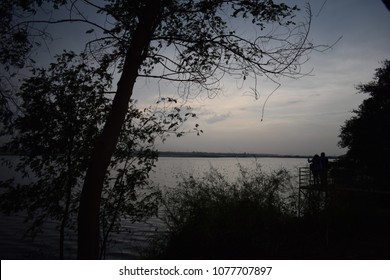 Tourists Birding At Okhla Bird Sanctuary