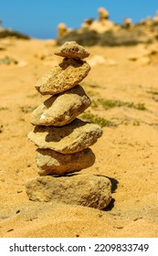 Tourists And Locals From All Around The World Come To Areas Of The Coastline Of Cyprus And Make The Fun And Iconic Rock Stacks.