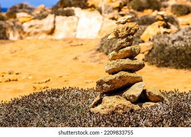 Tourists And Locals From All Around The World Come To Areas Of The Coastline Of Cyprus And Make The Fun And Iconic Rock Stacks.