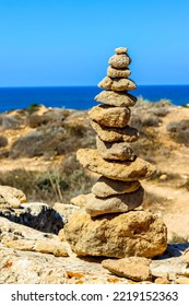 Tourists And Locals From All Around The World Come To Areas Of The Coastline Of Cyprus And Make The Fun And Iconic Rock Stacks.