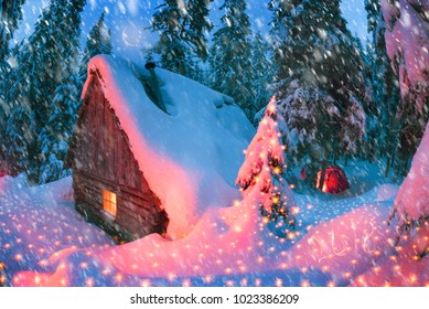 Putting Up Christmas Lights Images Stock Photos Vectors