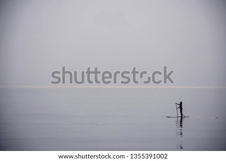 Similar – Image, Stock Photo Little is sea Calm Ocean