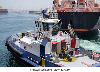 Towboat In Port Of Jebel Ali