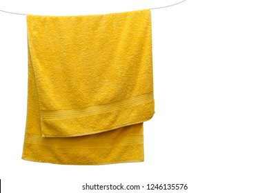 Towel Hanging On A Rope