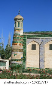 Tower of Apak Hoja Mazzar, so called Xiangfei Tomb, Kashgar, Xinjiang, China