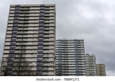 Tower Blocks In London Council Estate