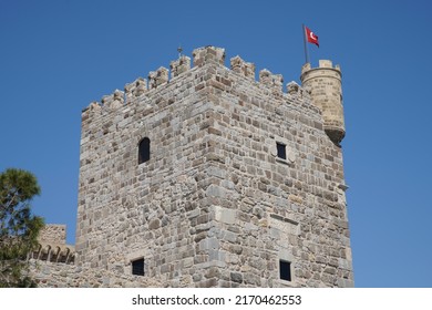 Tower in Bodrum Castle, Mugla City, Turkey