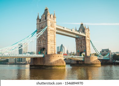 Tower Bridge in London City, UK - Shutterstock ID 1546894970
