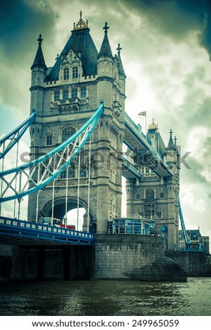 Similar – Foto Bild The london Tower bridge at sunrise